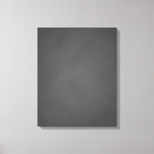 Gray Chalkboard Background Black Chalk Board Canvas Afdruk (Voorkant)