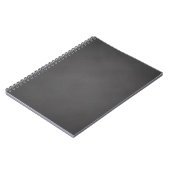 Gray Chalkboard Background Black Chalk Board Notitieboek (Linkerzijde)