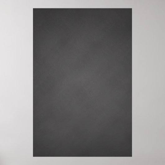 Gray Chalkboard Background Black Chalk Board Poster (Voorkant)