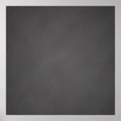 Gray Chalkboard Background Black Chalk Board Poster (Voorkant)
