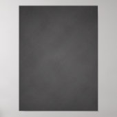 Gray Chalkboard Background Black Chalk Board Poster (Voorkant)