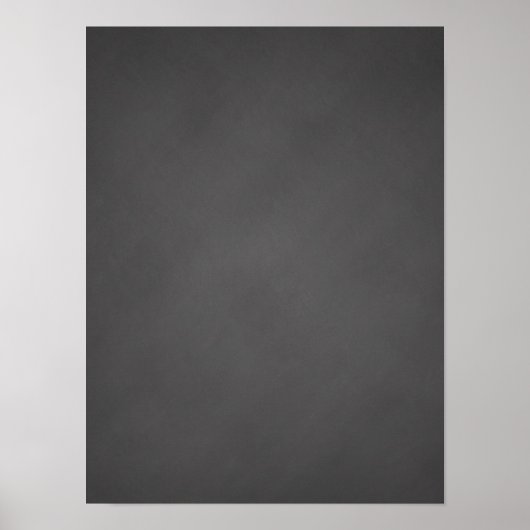 Gray Chalkboard Background Black Chalk Board Poster (Voorkant)