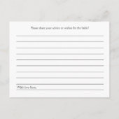 Gray Chalkboard Design Vrijgezellenfeest Advice Ka Advieskaart (Achterkant)