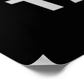 Gray Champagne Party Poster (Hoek)