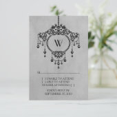 Gray  Chandelier Response Kaart (Staand voorkant)