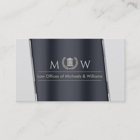 Gray/Charcoal Corporate Visitekaartje (Voorkant)