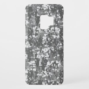 Gray Charcoal Urban Digital Camo Patroon Case-Mate Samsung Galaxy S9 Hoesje