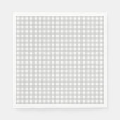 Gray Check Pattern Gingham Servet (Voorkant)