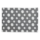 Gray Cheerleader Pom Pom Pattern Kussensloop (Achterkant)