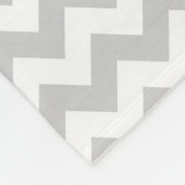 Gray Chevron Blanket Fleece Deken (Hoek)