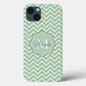 Gray Chevron Case-Mate iPhone Case (Achterkant)