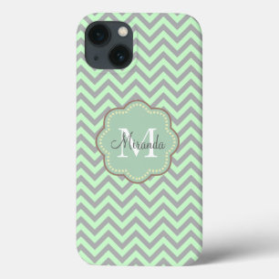Gray Chevron Case-Mate iPhone Case