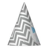 Gray Chevron Gender onthullen Bow Stropdas Team Bo Feesthoedjes (Links)