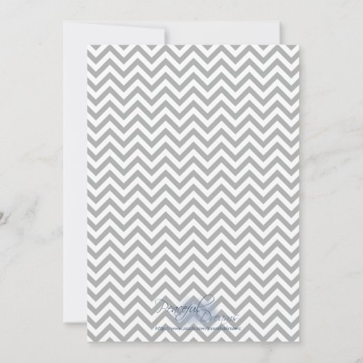Gray Chevron Kaart (Achterkant)