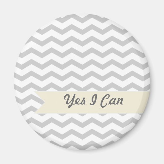 Gray Chevron Magneet (Voorkant)