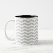 Gray Chevron Mok (Links)