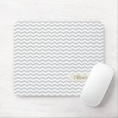 Gray Chevron Muismat (Met muis)