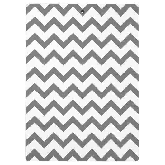 Gray Chevron Neon Apple leraar Klembord (Achterkant)