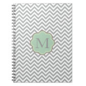 Gray Chevron Notitieboek (Voorkant)