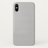 Gray Chevron Pattern Case-Mate iPhone Case (Achterkant)