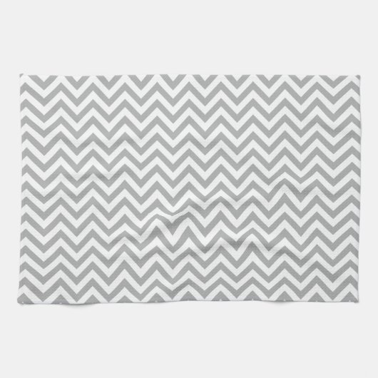 Gray Chevron Theedoek (Horizontaal)
