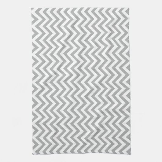Gray Chevron Theedoek (Verticaal)