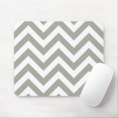 Gray Chevrons Zig Zag Pattern Muismat (Met muis)
