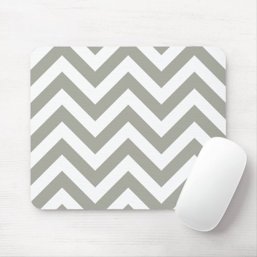 Gray Chevrons Zig Zag Pattern Muismat (Met muis)
