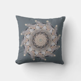Gray Chickadee Pattern Pillow Kussen