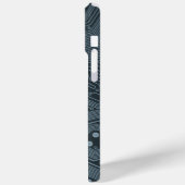 Gray Circuit Board Case-Mate iPhone Case (Achterkant / Links)