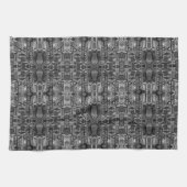 Gray City Pattern Kitchen Towel Theedoek (Horizontaal)