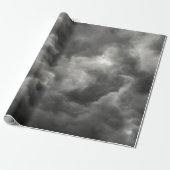GRAY CLOUDS IN SKY CADEAUPAPIER (Uitgerold)