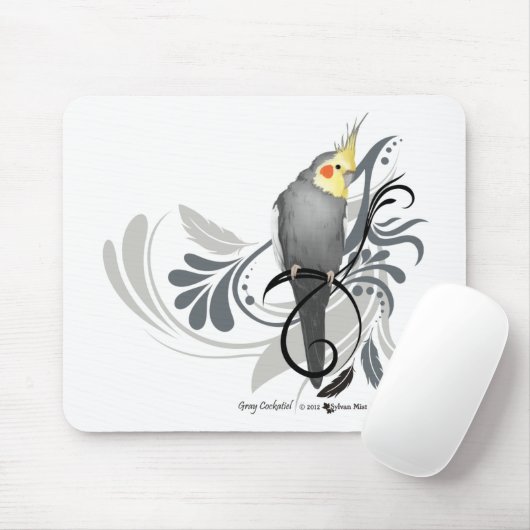 Gray Cockatiel Muismat (Met muis)