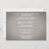 Gray Collage Drie Foto's Afstuderen Textuur (Achterkant)