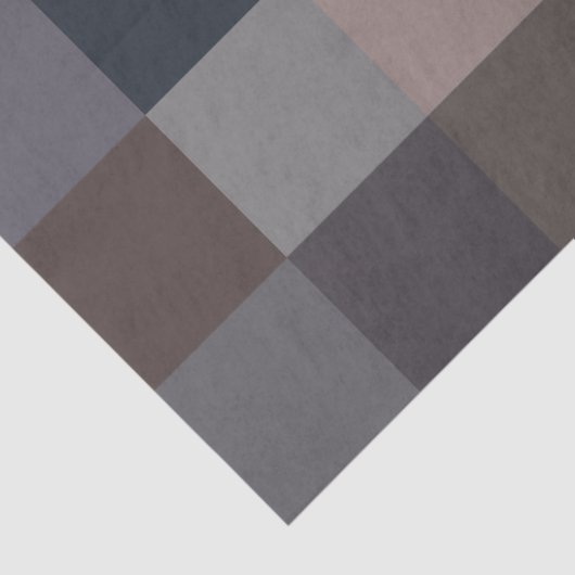 Gray Color Checkerboard Tissuepapier (Detail)