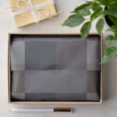 Gray Color Checkerboard Tissuepapier (Geschenk)