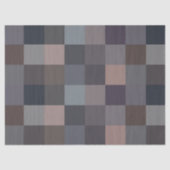 Gray Color Checkerboard Tissuepapier (Voorkant)