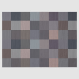 Gray Color Checkerboard Tissuepapier