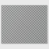 Gray Combination Checkerboard van Shirley Taylor Cadeaupapier (Vlak)