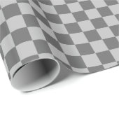 Gray Combination Checkerboard van Shirley Taylor Cadeaupapier (Rol Hoek)