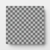 Gray Combination Checkerboard van Shirley Taylor Fotoplaat (Voorkant)