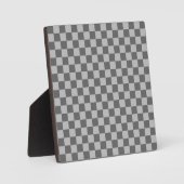 Gray Combination Checkerboard van Shirley Taylor Fotoplaat (Voorkant)