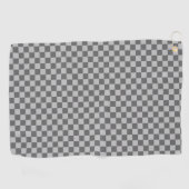 Gray Combination Checkerboard van Shirley Taylor Golfhanddoek (Horizontaal)