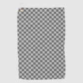 Gray Combination Checkerboard van Shirley Taylor Golfhanddoek (Voorkant)