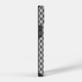 Gray Combination Checkerboard van Shirley Taylor iPhone Hoesje (Rechterkant)