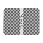 Gray Combination Checkerboard van Shirley Taylor Magneet (Horizontaal)