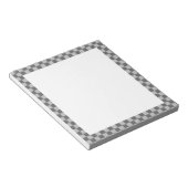 Gray Combination Checkerboard van Shirley Taylor Notitieblok (Schuin)