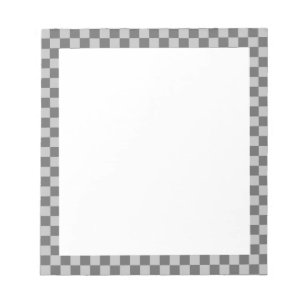 Gray Combination Checkerboard van Shirley Taylor Notitieblok