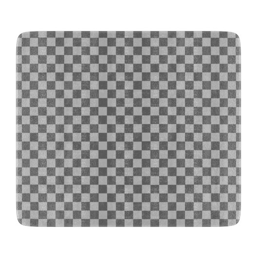 Gray Combination Checkerboard van Shirley Taylor Snijplank (Voorkant)