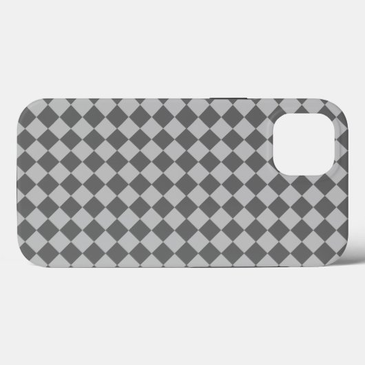 Gray Combination Diamond Pattern van Shirley Taylo Case-Mate iPhone Case (Achterkant (horizontaal))